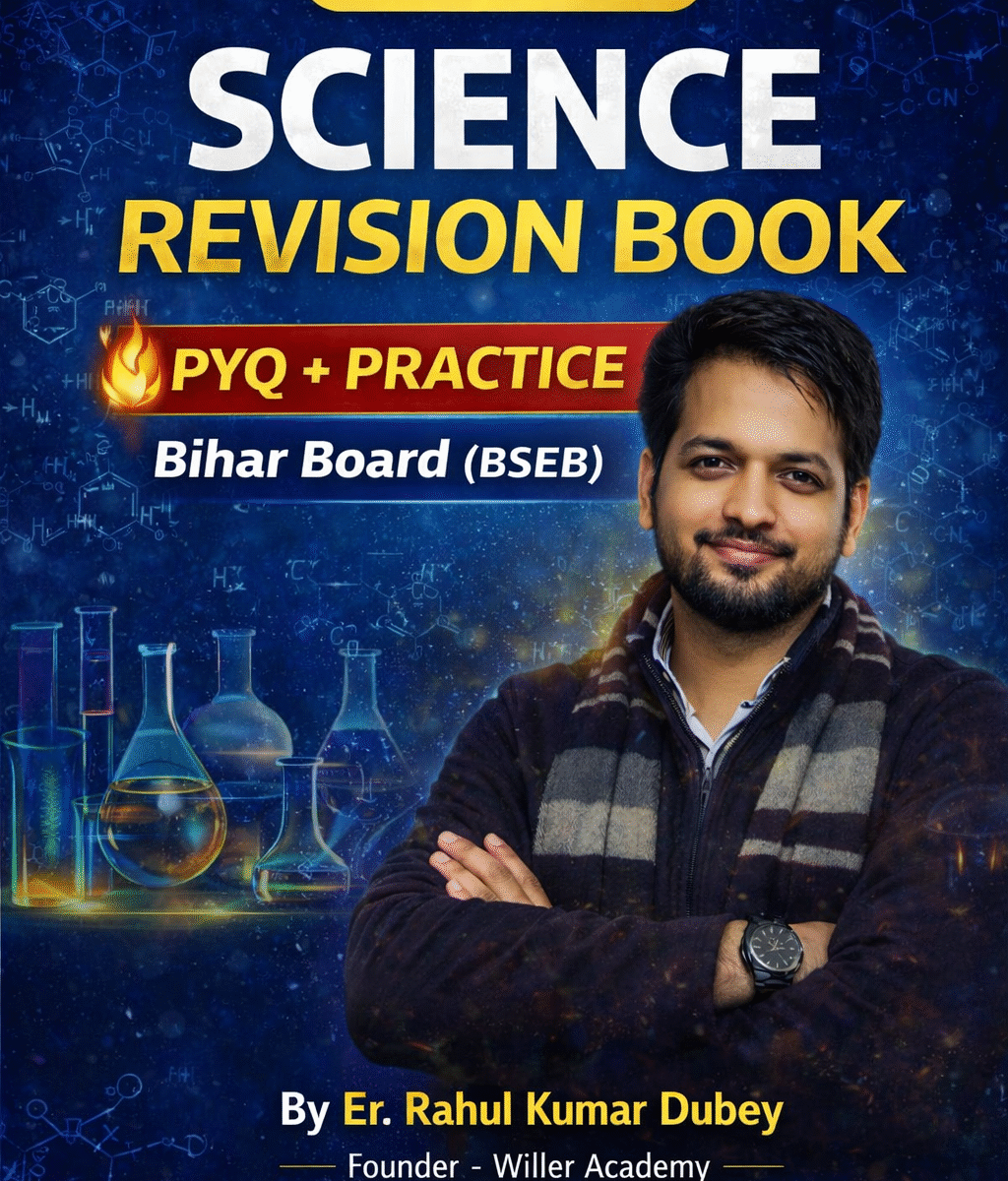 Class 10 Science Revision Book PYQ + Practice | Bihar Board (BSEB) Complete Syllabus | Hindi & English Medium